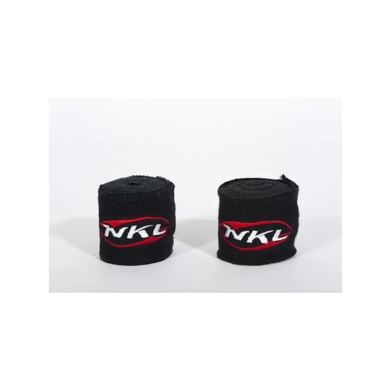 Nkl boxing hand wraps black