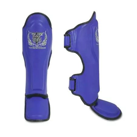 Top King muay thai shin guards super pro (blue)