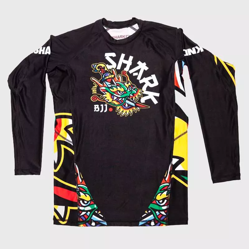 Rashguard grappling Shark boxing tokyo