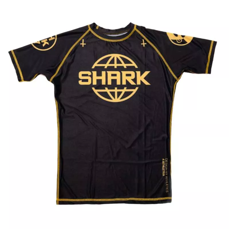 MMA Shark boxing rashguard SKB97 (black/gold)