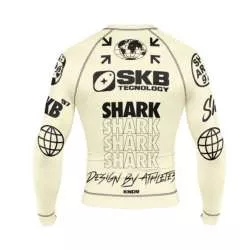 Shark grappingl rashguard SKB97 (beige) 1