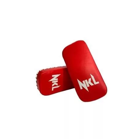 NKL muay thai buffalo leather red paos