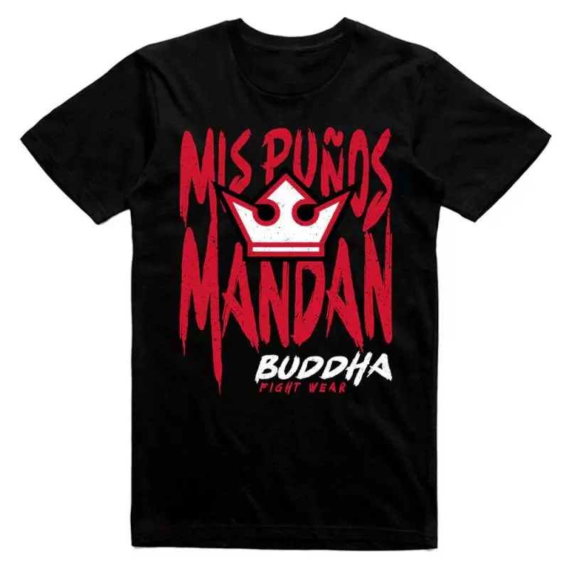 Black Buddha training t-shirt mis puños