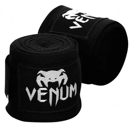 Venum Kontact 4m boxing hand wraps black