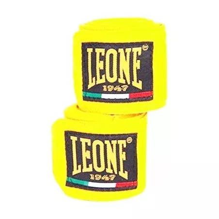 Leone boxing hand wraps fluor yellow