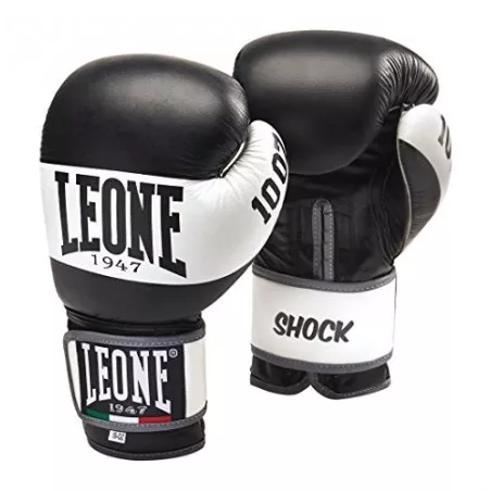 Leone muay thai gloves shock (black)