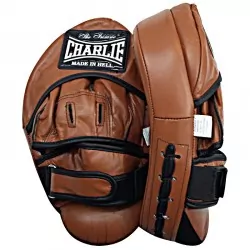 Charlie Hybrid curved boxing mitts