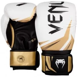 Venum Challenger 3.0 Boxing Gloves White / Black / Gold