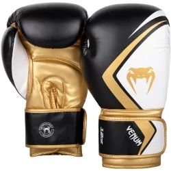 Venum Contender 2.0 Boxing Gloves Black / White / Gold